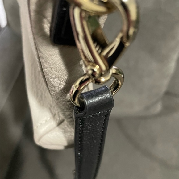 Kate Spade women’s Beige fold-over zip pebbled leather Crossbody Bag - Picture 7 of 7
